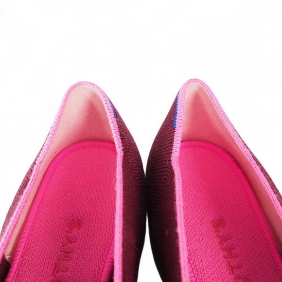 Rothy's The Point Merino Collection Slip-on Shoes "Currant / Pink" Women's 9 - Picture 10 of 10